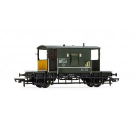 BR, 20t Brake Van, BR Green Coal Sector 'CAR B955167'