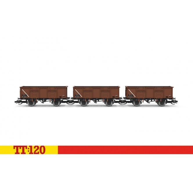 Hornby BR 21T Mineral Wagon 313093, 313075 & 313127 Triple Pack (TT)