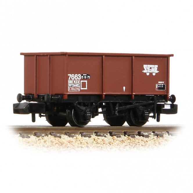 Graham Farish BR 27T Steel Tippler Wagon BR Bauxite (TOPS) [WL] #B386096