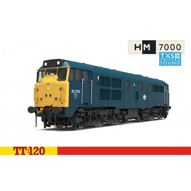 Hornby BR Class 31 31270 BR Blue (Sound Fitted) (TT)
