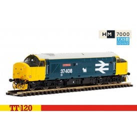 BR Class 37 37408 'Loch Rannoch' Large Logo (Sound Fitted) (TT)