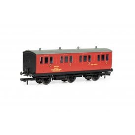 Hornby BR Departmental, 6 Wheel Crew Coach, KDE107E - Era 8
