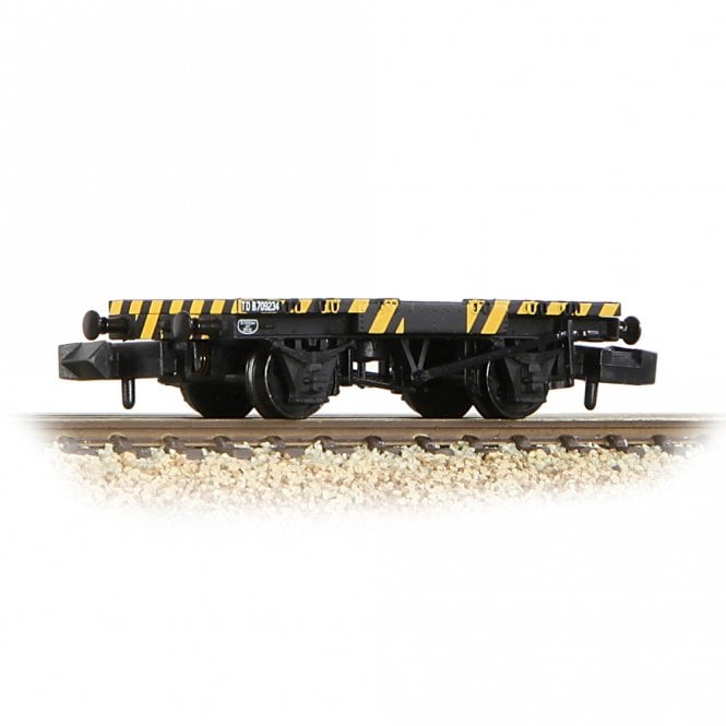 Graham Farish BR Ex-Conflat Runner Wagon BR Yellow & Black Wasp Stripes