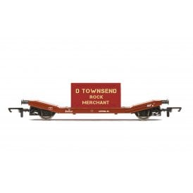 Hornby BR 'Lowmac' Wagon B904567 Bauxite Livery, D Townsend Box load