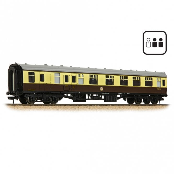 Bachmann BR Mk1 BCK Brake Comp Corridor BR (WR) Choc & Cream [PF] W21168
