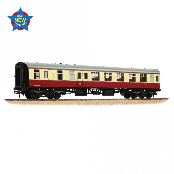Bachmann BR MK1 BSO Brake Second Open BR Crimson & Cream E9201 (OO)