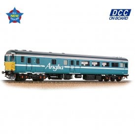 Bachmann BR Mk2F DBSO (Refurbished) Anglia - DCC Fitted