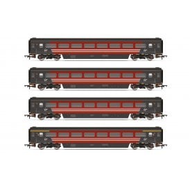 BR Mk3 Virgin West Coast 4 Car Coach Pack