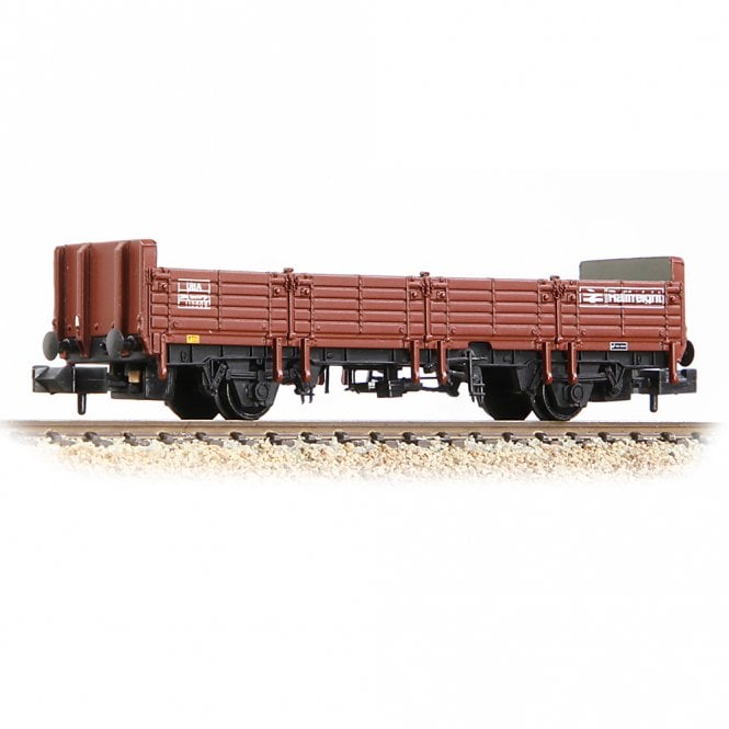 Graham Farish BR OBA Open Wagon Low Ends BR Freight Brown (Railfreight) 110009