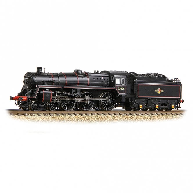 Graham Farish BR Standard 5MT with BR1 Tender 73006 BR Lined Black (Late Crest
