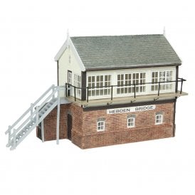 Scenecraft Brick and Timber Signal Box (Hebden Bridge) OO Scale