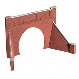 Brick Tunnel Mouth & Wing Walls - Single Track