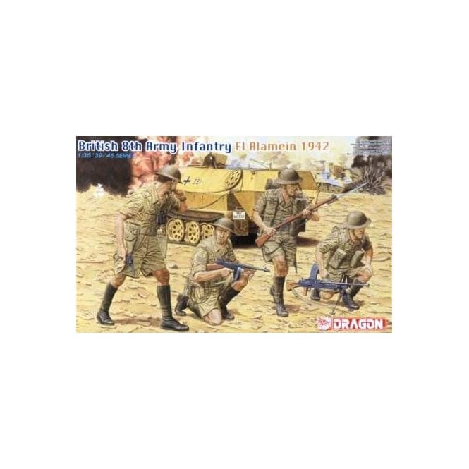 Dragon British 8th Army Infantry El Alamein 1942 (1:35)