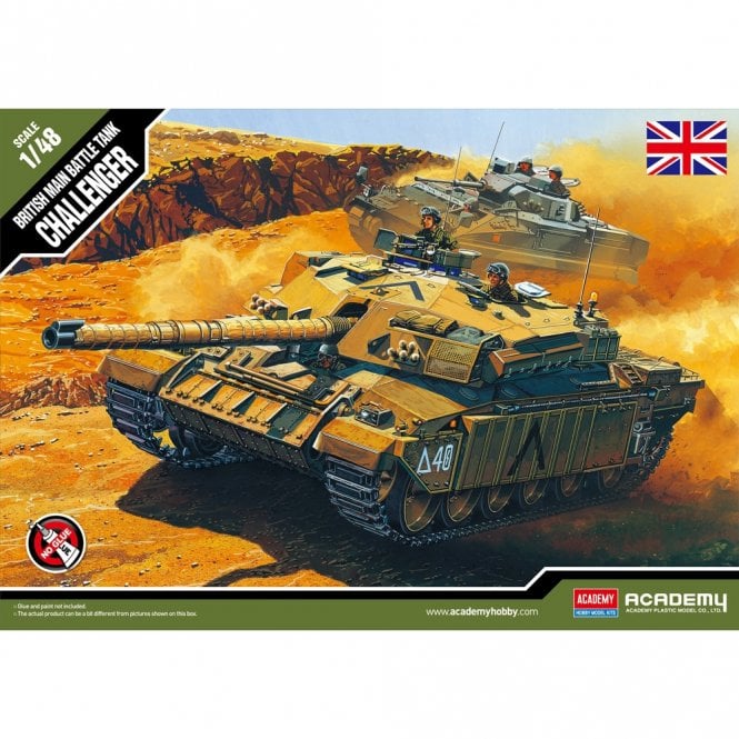 Academy British Challenger I MBT (1:48)