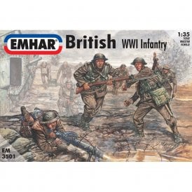 British Tank Crew & Infantry WWI Figures