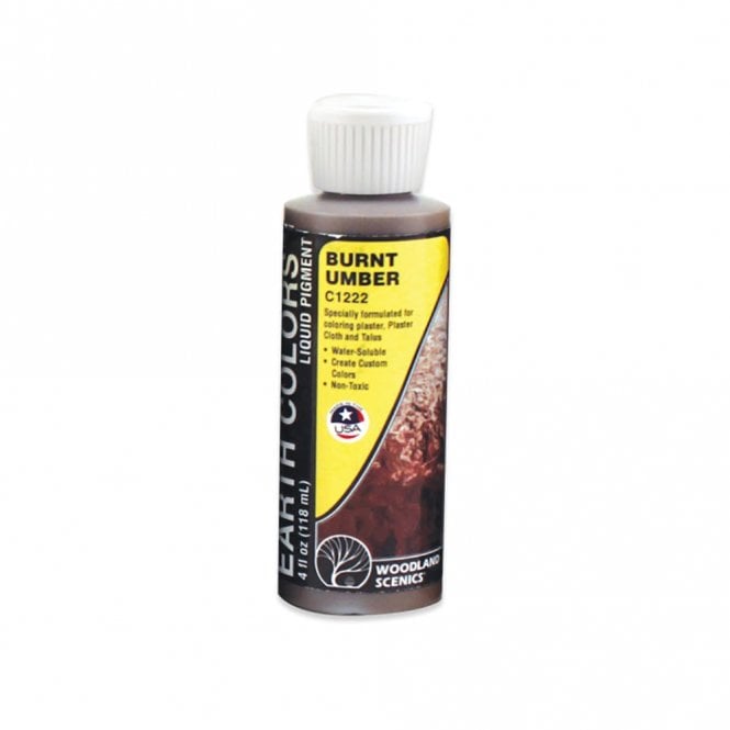 Woodland Scenics Burnt Umber Earth Colours™ Liquid Pigment 4 fl. oz.