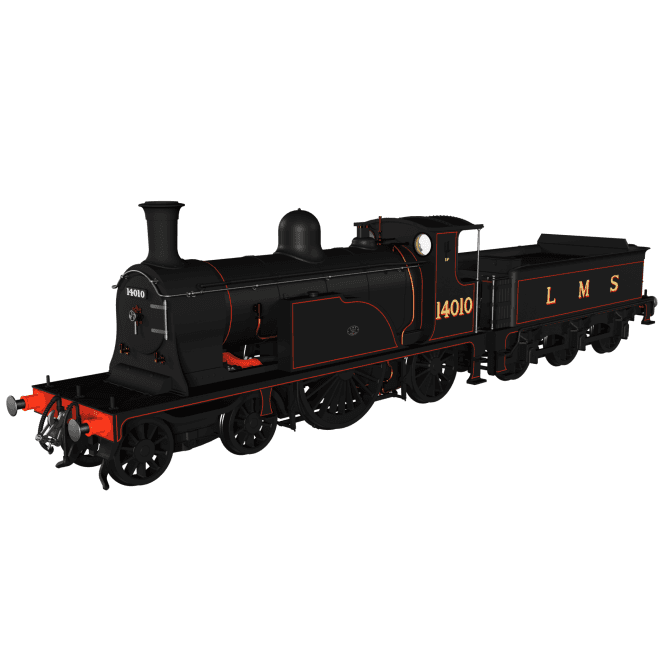 Rapido UK Caledonian 'Single' LMS Lined Black No.14010