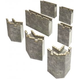 Castle Curtain Walls - N Scale