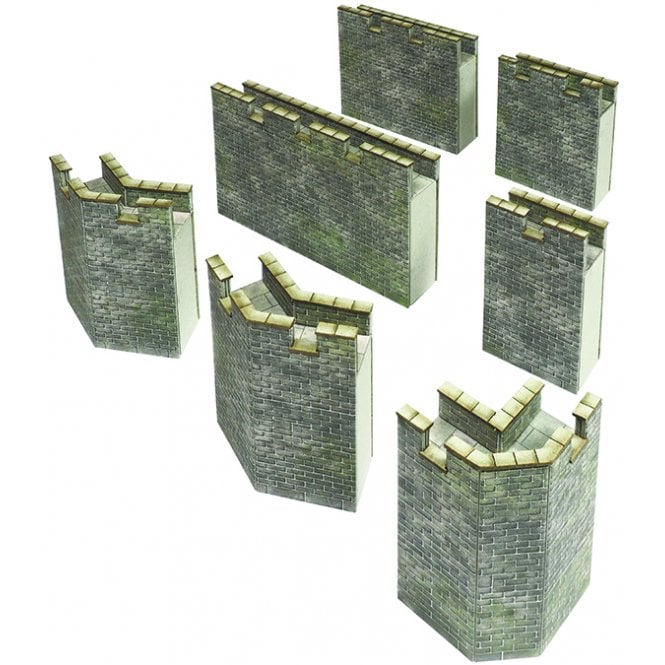 Metcalfe OO Castle Curtain Walls - OO Scale