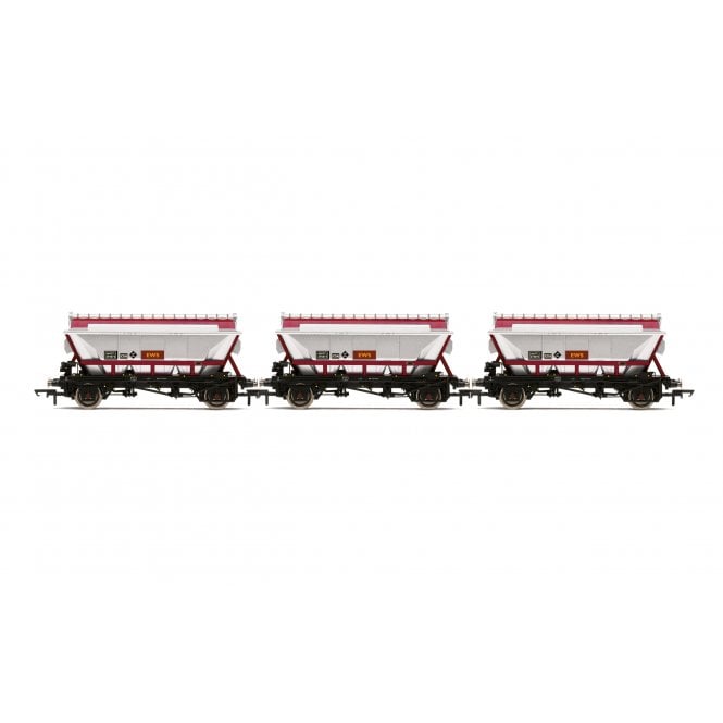 Hornby CDA Hopper Wagons, Three Pack, EWS - Era 9