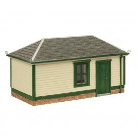 Clapboard Platform Hut - Green (OO)