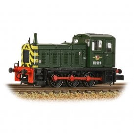 Graham Farish Class 03 D2028 BR Green (Wasp Stripes)