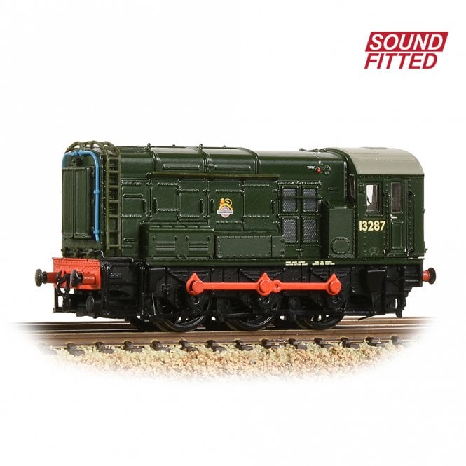 Graham Farish Class 08 13287 BR Green (E/E) - DCC Sound Fitted (N)