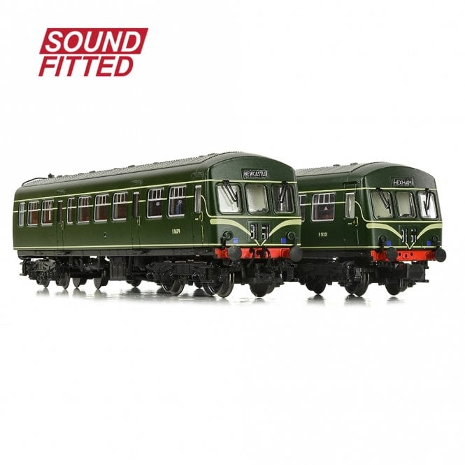 Class 101 2-Car DMU BR Green (Speed Whiskers) (DCC Sound Fitted)