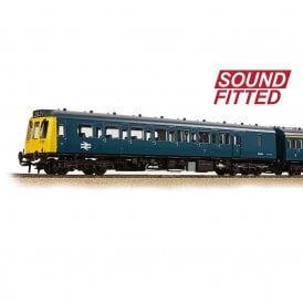Class 117 3-Car DMU L412 BR Blue L412 DCC Sound Fitted