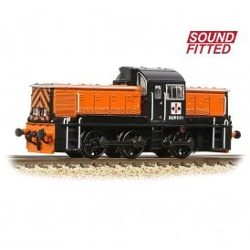 Class 14 D2/9531 NCB British Oak Orange & Black Sound Fitted