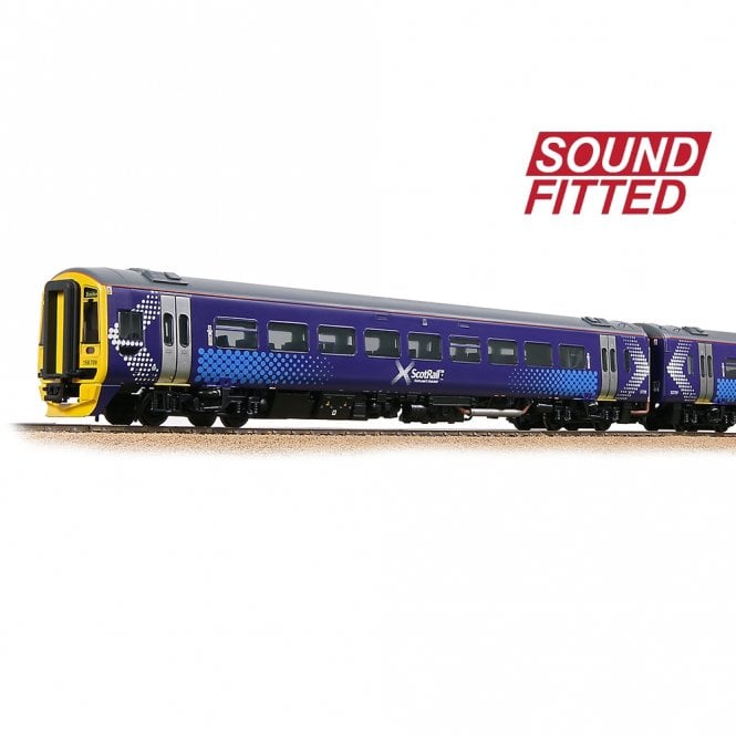 Bachmann Class 158 2-Car DMU 158729 ScotRail Saltire - DCC Sound Fitted