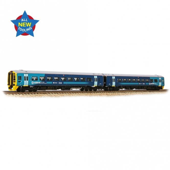 Graham Farish Class 158 2-Car DMU 158824 Arriva Trains Wales (Revised)