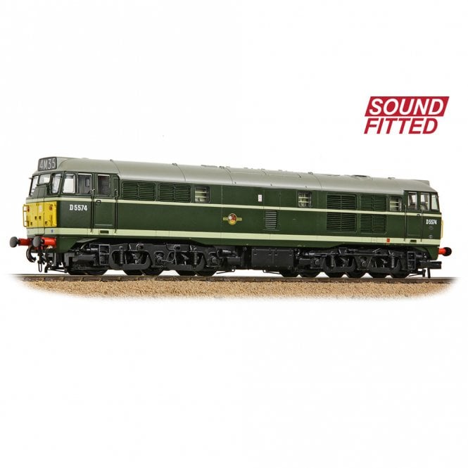 Bachmann Class 30 D5574 BR Green (Small Yellow Panels) (Sound Fitted)
