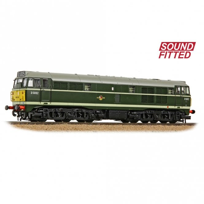 Bachmann Class 30 D5862 BR Green (Small Yellow Panels) (Sound Fitted)