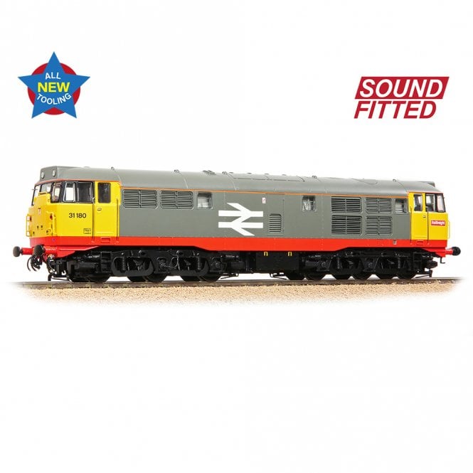 Bachmann Class 31/1 Refurbished 31180 BR Railfreight (RS) - Sound Fitted