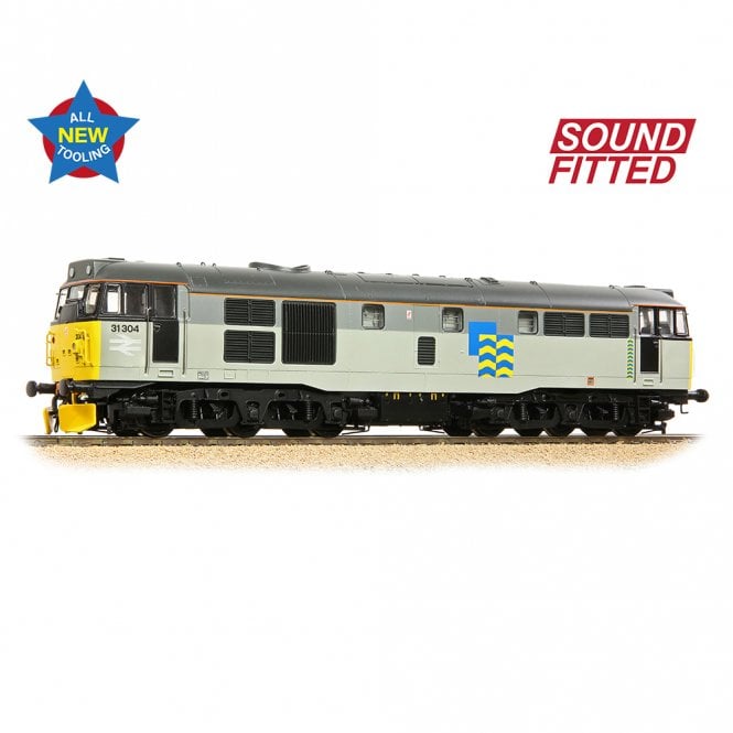 Bachmann Class 31/1 Refurbished 31304 BR Railfreight (PS) - Sound Fitted