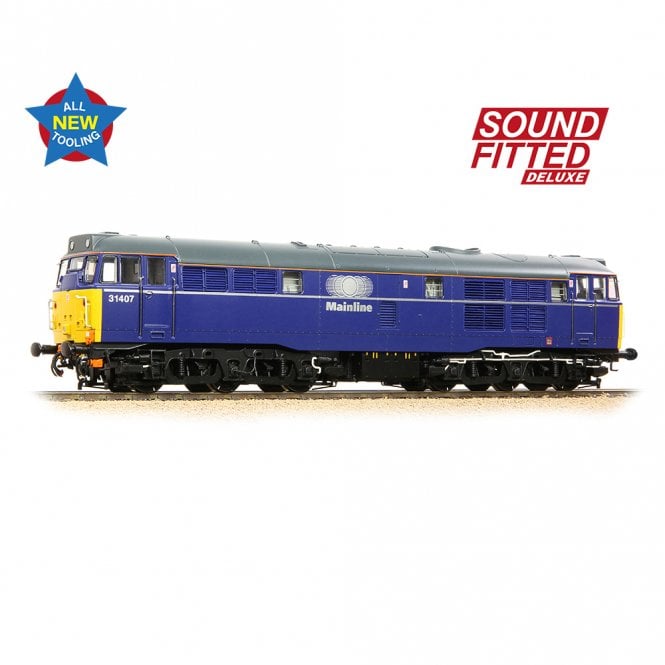 Bachmann Class 31/4 Refurbished 31407 Mainline Freight Deluxe SoundFitted