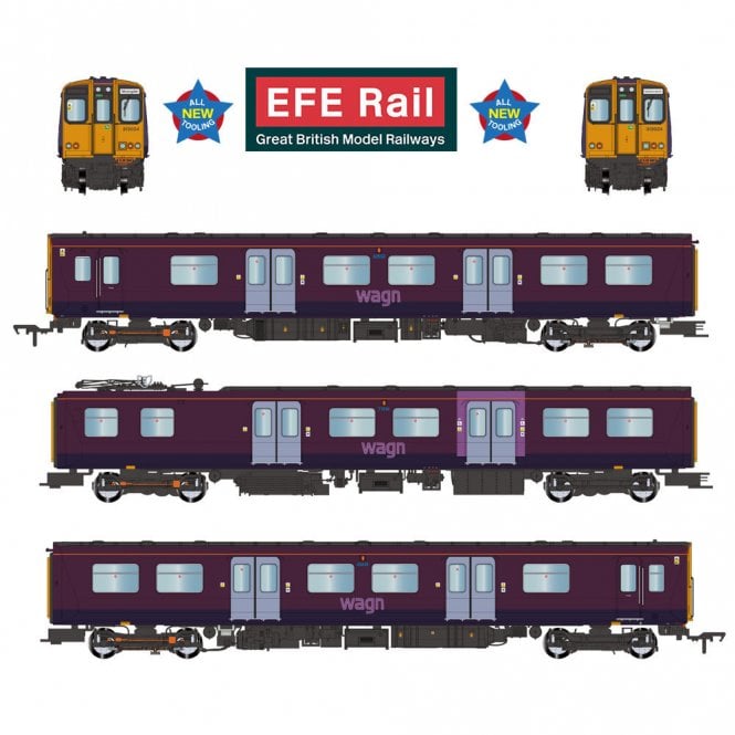 EFE Rail Class 313 3-Car EMU 313026 West Anglia Great Northern (WAGN)