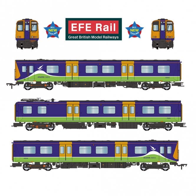 EFE Rail Class 313 3-Car EMU 313114 Silverlink Metro