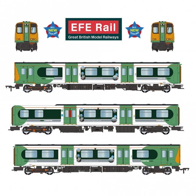 EFE Rail Class 313 3-Car EMU 313211 Southern (Coastway)