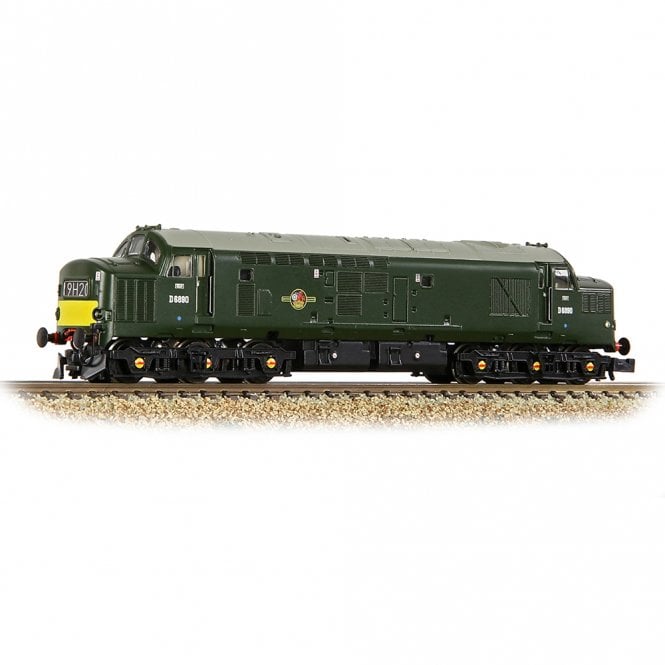 Graham Farish Class 37/0 Centre Headcode D6890 BR Green (Small Yellow Panels)