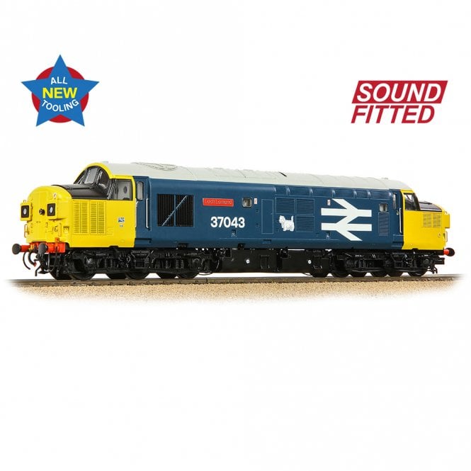 Bachmann Class 37/0 Split Headcode 37043 'Loch Lomond' BR Blue S/F