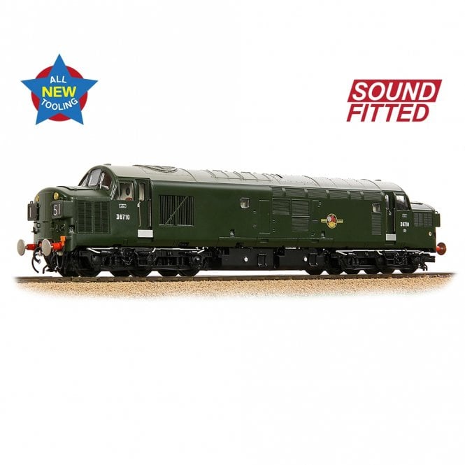 Bachmann Class 37/0 Split Headcode D6710 BR Green (Late Crest) S/F