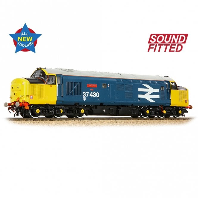 Bachmann Class 37/4 Reburbished 37430 'Cwmbran' BR Blue (Large Logo) SF