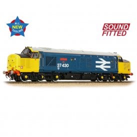 Bachmann Class 37/4 Refurbished 37430 'Cwmbran' BR Blue (Large Logo) SFX