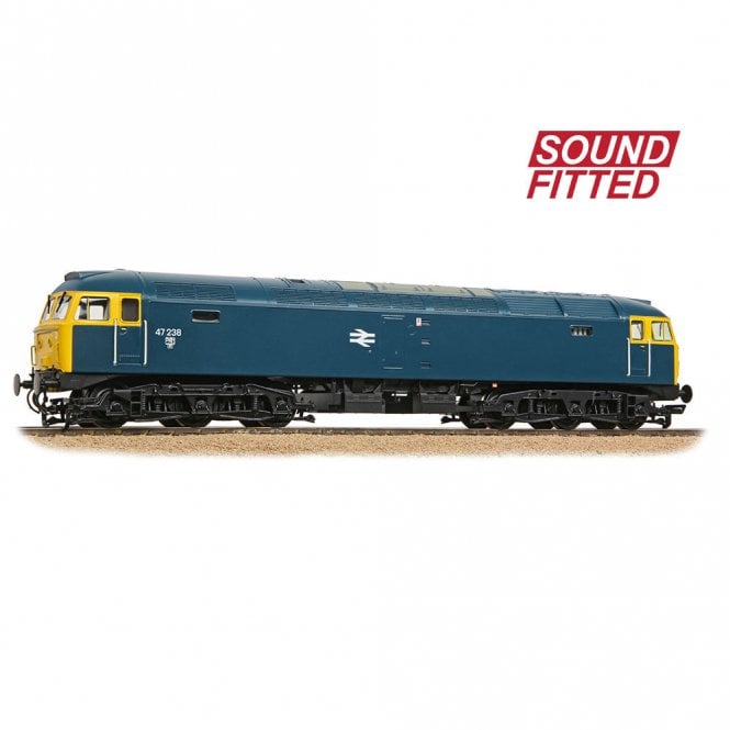 Bachmann Class 47/0 47238 BR Blue (Sound Fitted)