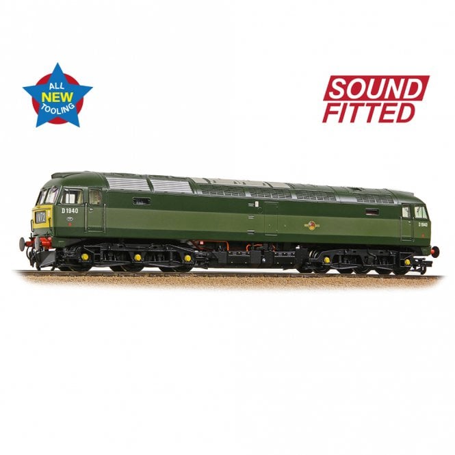 Bachmann Class 47/0 D1940 BR Two-Tone Green (SYP) (Sound Fitted)
