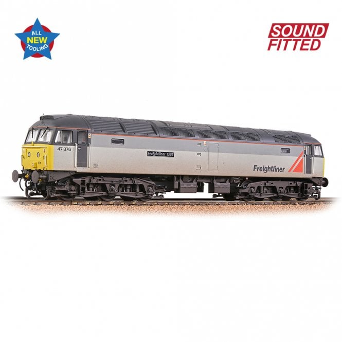 Bachmann Class 47/3 47376 Freightliner Grey [Weathered] Sound