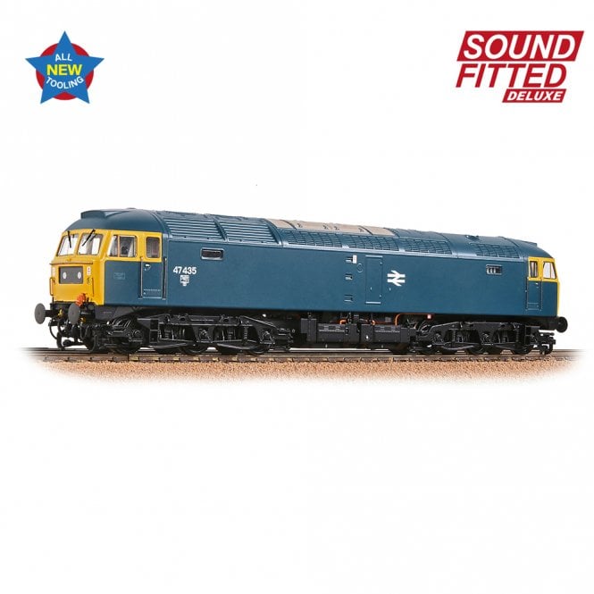 Bachmann Class 47/4 47435 BR Blue - Deluxe DCC Sound Fitted