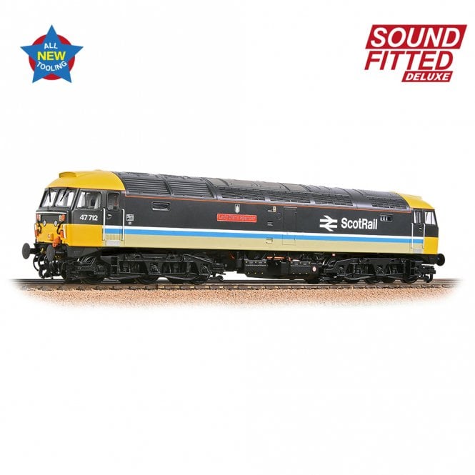 Bachmann Class 47/7 47712'Lady Diana Spencer'BR ScotRail-Deluxe DCC Sound